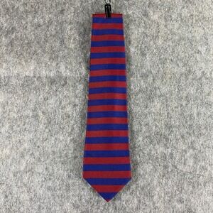 Vintage Brooks Brothers‎ Makers Silk Repp Tie USA Red Navy Preppy Collegiate
